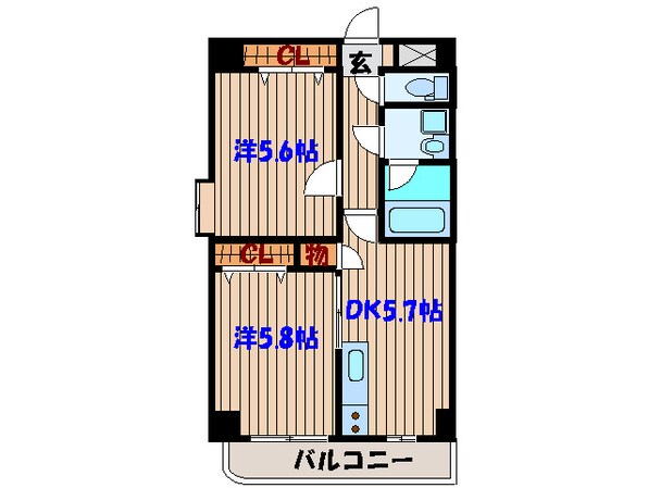 アプリコット・Ｇの物件間取画像